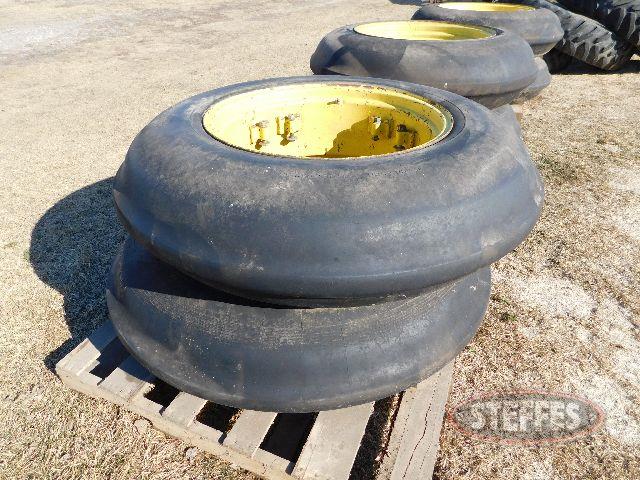 (3) Sets single rib tires for 60/70 Series MFWD